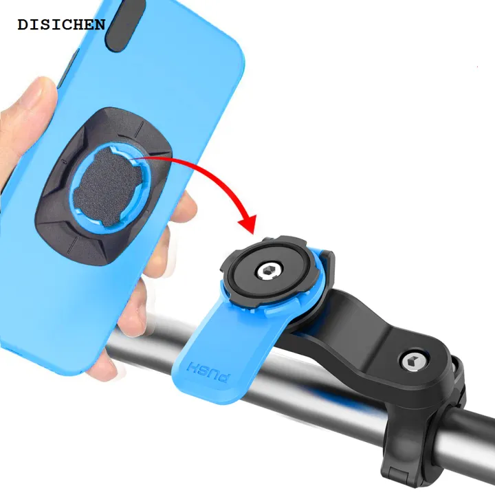 DISICHEN%20Fashion%20Quad%20Lock%20Motorcycle%20Bike%20Phone%20Holder%20Shock%20Absorber%20Phone%20Bracket%20Vibration%20Damper%20Self%20Lock%20Anti-shake%20MTB%20Handlebar%20Holder%20-%20Image%203
