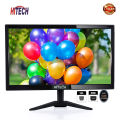 15 Inch Hitech Led Monitor With VGA & HDMI Supported Black In Color. 