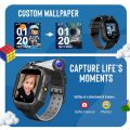 Kids Calling Smart Watch for Boys & Girls  2-Way Voice Calling & Message  Sim Card  Selfie Camera  Parent Control App  Voice Chat  Long Battery Life  LBS Location Tracking. 