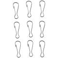 100 Pcs Durable 304 Stainless Steel Spring Hooks 1 Inch 25mm Metal Snap Clip Hooks Lanyard Rust-Proof Small Spring Clips ID Card. 