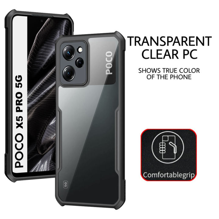 Xundd%20case%20for%20Xiaomi%20Poco%20X5%20Pro%205G%20-%20Transparent%20Mobile%20Back%20Cover%20Air-bag%20Shockproof%20Protective%20Shell%20-%20Image%204