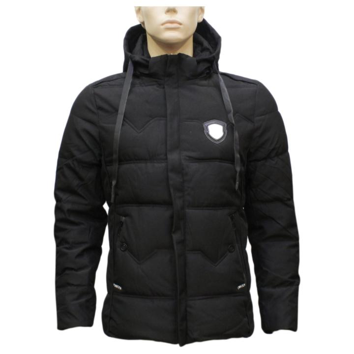 Black Silicon Down Jacket For Men