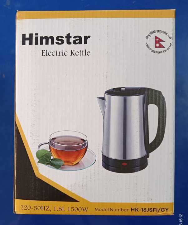 Himstar Electric Kettle (HK-18JSFI-GY) Silver