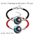 2 Pcs/Set Romantic Couple Bracelet For Women Men Luminous Sun Moon Love Heart Charm Bracelet Friendship Lover Party Jewelry Gift. 