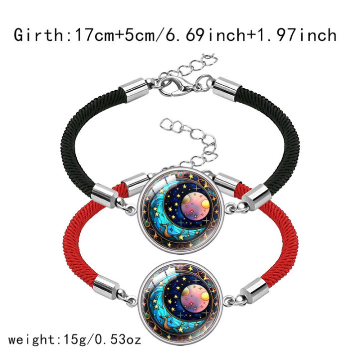 2%20Pcs/Set%20Romantic%20Couple%20Bracelet%20For%20Women%20Men%20Luminous%20Sun%20Moon%20Love%20Heart%20Charm%20Bracelet%20Friendship%20Lover%20Party%20Jewelry%20Gift%20-%20Image%206