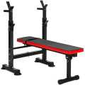 Adjustable Folding Fitness Barbell Rack and Weight Bench for Home Gym, Strength Training Bench  Gym Bench. 