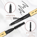 Difutagui 5 Colors Double Head Eyebrow Pencil Long Lasting Waterproof Eye Portable Brow Pen Tint Mascara Enhance Cosmetics Beauty Women Makeup. 