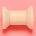 JAERBEE 30Pcs Wooden Empty Thread Spools Natural Color 29mm X23mm. 