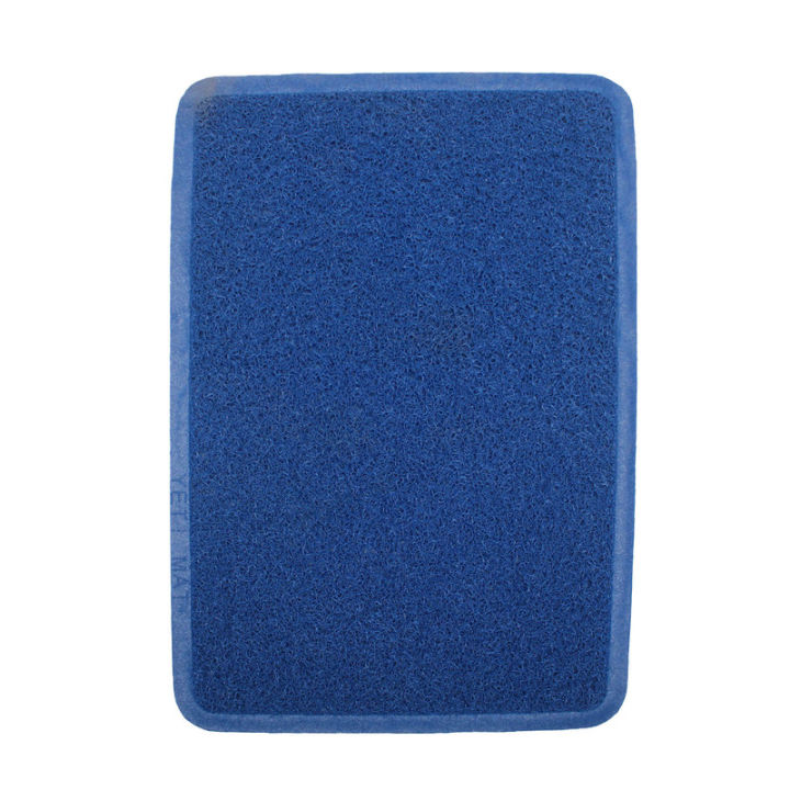 Blue Color Rubber Floor Mat Medium