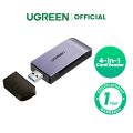UGREEN 4-in-1 Multifunction Card Reader USB-A 3.0 to TF / SD / CF / MS with 5Gbps Transfer Speed. 