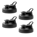 Pour Spout Lids for Ball Wide Mouth Mason Jars, Airtight Canning Jar Flip Cap Top Lid for Dressing Pouring, Easy to Use Pack of 4. 