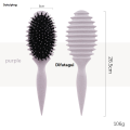 Difutagui 1 piece curly hair styling comb bristle hair combexfoliating hair Portable 2025 New brush women's wet roll hair comb hair cutting styling comb. 
