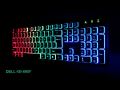 Dell RGB Rainbow Backlit Keyboard. 