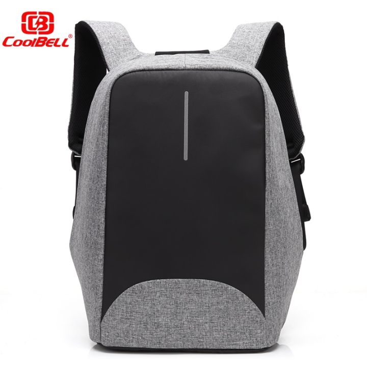 COOLBELL%20Anti%20Theft%20Design%2015%20Inch%20,15.6%20Inch%20Anti-Theft%20Notebook%20Laptop%20Backpack%20USB%20Rechargeable%20Port%20Fully%20Waterproof%20-%20Image%204