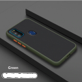 Luxury Shockproof Scrub PC Matte Phone Case For Samsung Galaxy M21 Soft edge Silicone Frame Hard Protective Cover Casing. 