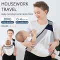 Baby Sling Carrier Newborn To Toddler Up To 14 kg, Lightweight , Adjustable Baby Wrap Hip Seat Carrier. 