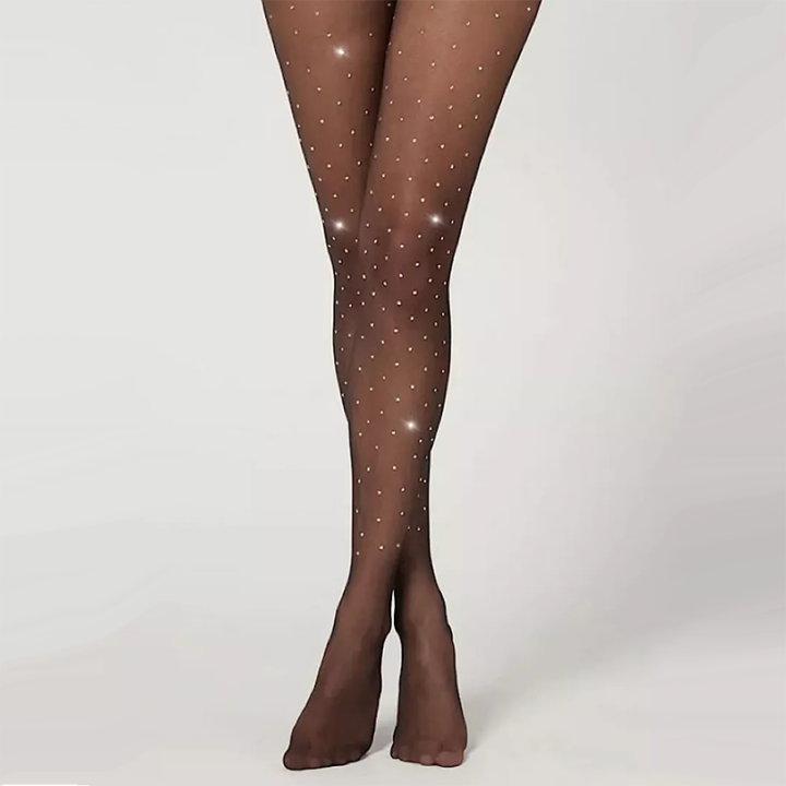 carnival glitter ladies leggings rhinestone black kave new clear 2024 winter party stockings glitter leggings pantyhose