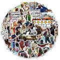 Artsy Home 25/50 Pcs GTA Grand Theft Auto Game Stickers for Laptops and Cellphone Guitar. 