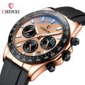 CHENXI brand fashion business, three eye, six needle, chronometer, quartz men's watch. 