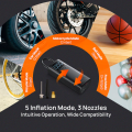 70mai Tire Inflator Portable Air Compressor TP05, 150PSI Fast Inflation & Cordless, Powerful Air Tire Pump with LED Light for Car Tires, Bicycles, Motorcycles, Balls. 