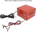 EBTOOLS Car Battery Charger Smart Car Battery Charger Metal Quick Charge Repair Machine 6V 12V Adjustable Red EU Plug 110-220V Universal Auto Accessories. 