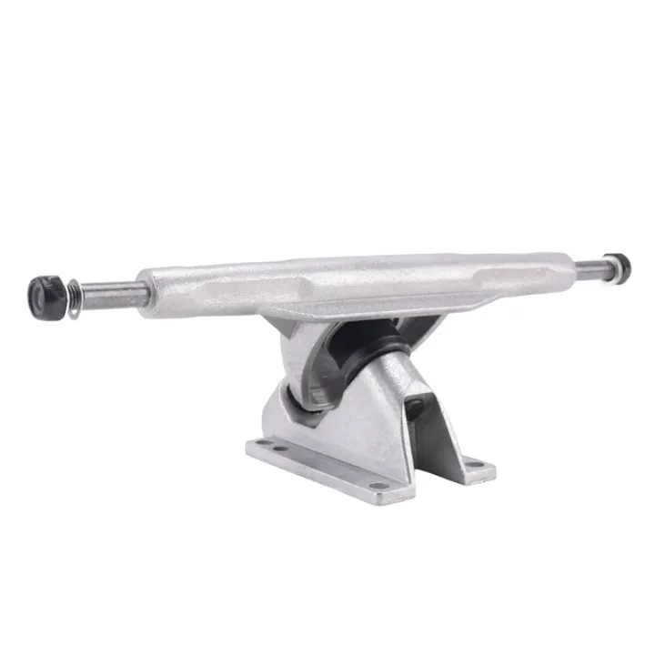 OYPFXMI%202X%207Inch%20LongBoard%20Trucks%20Skateboard%20Truck%20for%20Flat-Plate%20Bridge%20Aluminum%20Universal%20Longboard%20Skate%20Board%20Bracket,Silver%20-%20Image%202