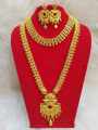Gold Plated Rani Haar Design Mini Haar Necklace For Women. 