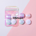 Difutagui Mini Born 3/4/6Pcs Mini Size Finger Puff Set Professional Cosmetic CuLuxury Profesional shion Concealer Foundation Detail Makeup Sponge Beauty Tool. 