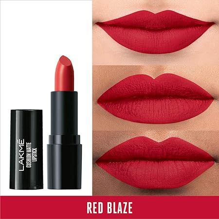 Lakme Cushion Matte Lipstick Red Blaze - 4.5 g