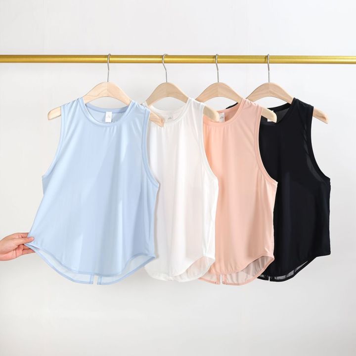 yoga mesh vest women's outerwear quick-drying clothes, running sports vests, cover-ups, sleeveless gym clothes, summer