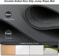 Jumping Rope Mat, Rope Skipping Mat Non-Slip for Joints Protection, Adds Jump Ropes Longevity Portable TPE Workout Exercise Mat. 
