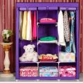 Foldable Wardrobe Closet Storage Organizer Clothes Rack Cabinet Storage Rack. 