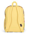 JanSport Big Student Backpack Power to the Flower Yellow for Unisex. 