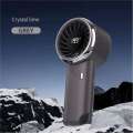 MEET SUN 199 Speed Portable Handheld Battery Operated Cooling Adjustable Small Desktop Fan With Digital Display. 