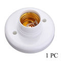 1/5PCS Bulb Parts Plastic Lamp Accessory Bulb Holder Round Socket E27 Lamp Base Screw Light. 