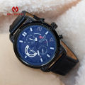 Millenium MW98647 Fashion Waterproof Chronograph Design Watch for Men - Black. 