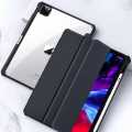 Clear Cover iPad Pro 12.9 Inch Tablet Leather Smart Flip Case Cover Black Color. 