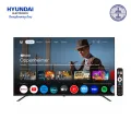 Hyundai 65 Inch QLED 4K UHD Smart Android Google TV (65HYGTVQL4K-SMART) | Dolby Audio | Android 14 | 2GB RAM + 64GB Storage | Bluetooth 5.1 | Frameless Design. 