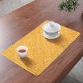 NAMUNY Pack of 3, Natural Seagrass Place Mat, 17.7inch x 12inch, Hand-Woven Rectangular Rattan Placemats. 