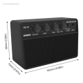 Sirendeshao Guitar Portable Amp Bluetooth Electric Guitar Bass Mini Amplifier Sales promotion Universal Interface Professional Guitar Amp for Daily Practice. 
