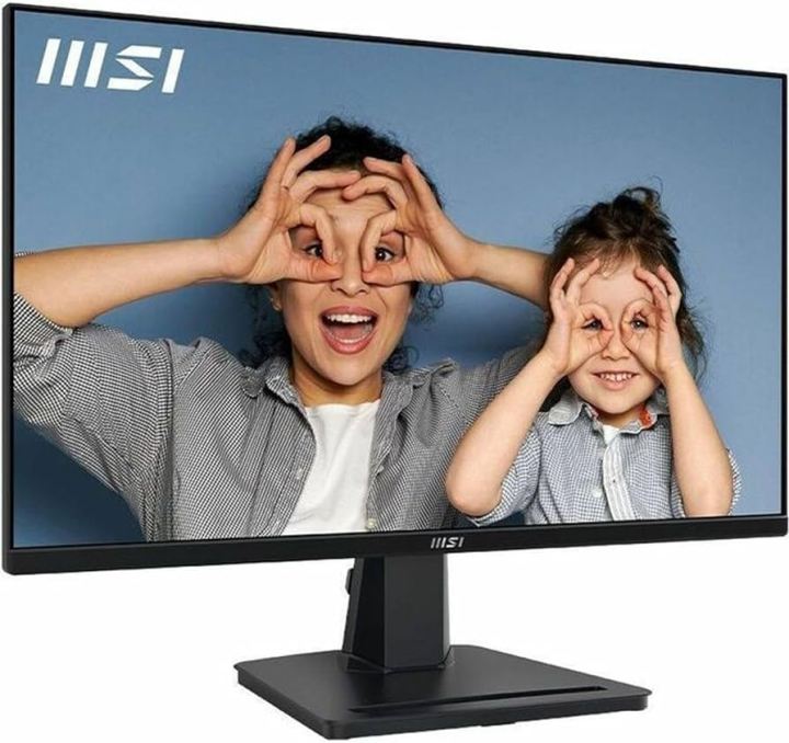 MSI Pro MP251 Monitor, 24.5", 1920 x 1080 (FHD), IPS, 100Hz, VESA Mountable, Speaker, Eyesight Protection, Anti-Glare Display,1ms , HDMI , VGA , Tilt , Black