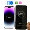 Apple iPhone 13 Pro Max 360 Privacy Tempered Glass 9H Anti Spy Film Full Glue Screen Protector. 