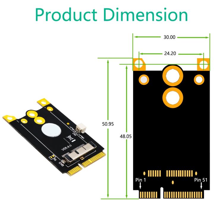 Upgrade%20Version%20Mini%20PCIe%20(MPCIe)%20Converter%20Adapter%20Board%2012+6%20Pins%20WiFi%20Card%20to%20Mini%20PCI-E%20for%20Broadcom%20BCM94360CD%20-%20Image%208