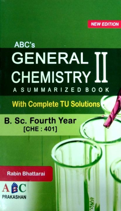 General Chemistry II : A Summarized Book with Complete TU Solutions for ...