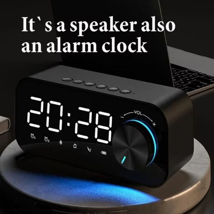 Multifunctional%20Device%20High%20Volume%20Bluetooth%20Speaker%20Small%20Size%20Clock%20Function%20Mini%20Alarm%20Clock%20Portable%20Design%20Wireless%20Connectivity%20LED%20Alarm%20Clock%20Alarm%20Clock%20-%20Image%208