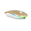 Dual Rechargeable Bluetooth and 2.4G Wireless Mouse 2 in 1 Mouse. 