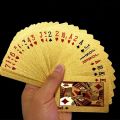 Premium Cards | Luxury 24K Gold Plated Playing Cards | Waterproof Poker Game Set | Magic Wand Foil Deck for Casino, Poker Night, Magic Tricks & Fun Card Games | Durable Plastic with Metallic Shine. 