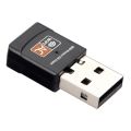 Dual Band 600Mbps USB Wi-Fi Adapter, 2.4G/5G Wireless Network Card, USB WiFi Dongle for PC, Desktop, Laptop. 