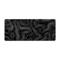 Desk Mat,Topographic Contour Extended Big Mouse Pad Computer Keyboard Mouse Mat with Non-Slip Base (31.5x11.8 In) C Easy to Use. 