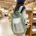 Fashionable Unisex Korean Light Weight Bag Meduim Size Backpack Suitable for Only Daily Use, College & Travel. 